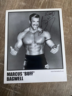 Buff Bagwell signed WCW Wrestling 8x10 Photo WWE