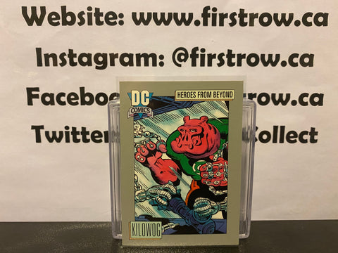 Kilowog 1991 Impel DC Cosmic Cards Inaugural Edition #118