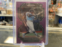 Wander Franco 2022 Prizm Purple Prizms Rookie RC #54 Tampa Bay Rays