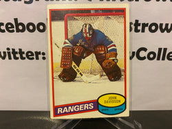 John Davidson 1980-81 O-Pee-Chee #190 New York Rangers