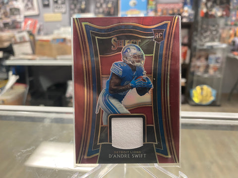 2020 Select D'Andre Swift Rookie Patch #RS-DAS Lions