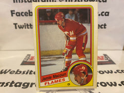 1984-85 O-Pee-Chee OPC #230 JAMIE MACOUN Calgary Flames ROOKIE RC