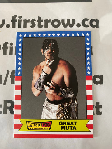 The Great Muta 2019 WrestleCade Weekend Card