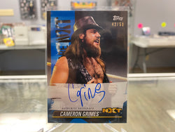CAMERON GRIMES 2021 TOPPS WWE NXT ON CARD ROOKIE AUTO /50