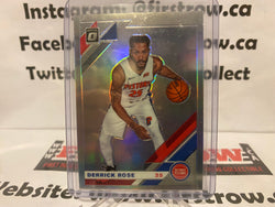Derrick Rose - 2019-20 Optic Silver Holo Prizm #116 - Detroit Pistons