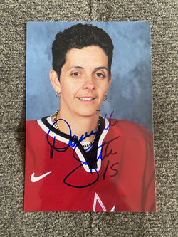 Daniel Goyette signed Team Canada 4x6 Photo - First Row Collectibles