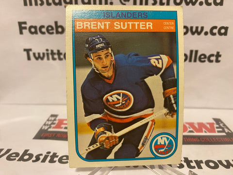 1982-83 O-Pee-Chee Brent Sutter Rookie #216 New York Islanders