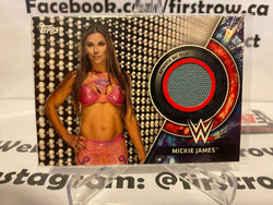 2018 Topps WWE Women's Division Mat Relics Royal Rumble /199 Mickie James #MR-MJ