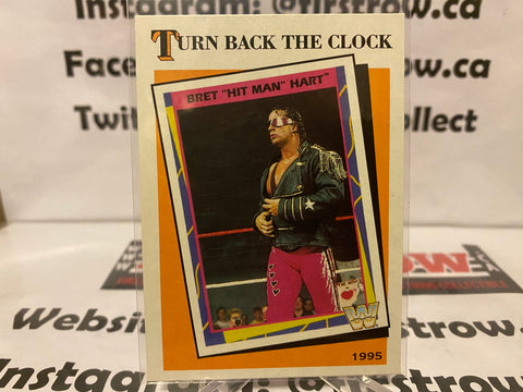 2015 Topps WWE Heritage Turn Back The Clock #14 Bret “Hit Man” Hart 1995