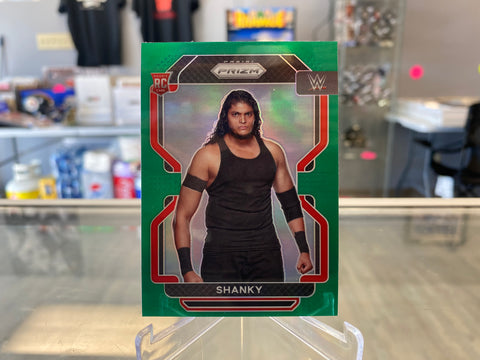 2022 Panini Prizm WWE Shanky Green PRIZM #120 RC Rookie