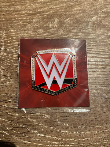 WWE Universal Champion Belt Pin Loot Crate Exclusive