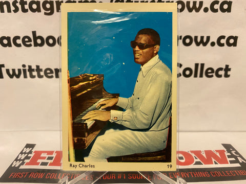 Ray Charles 1960 Leaf Sales Confectionery Film Stars RC Rookie Card #19