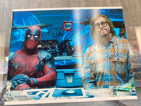 TJ Miller signed Deadpool Marvel Movie 8x10 Photo