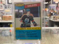 1980-81 OPC O-Pee-Chee Wayne Gretzky #182 TL Unmarked Oilers