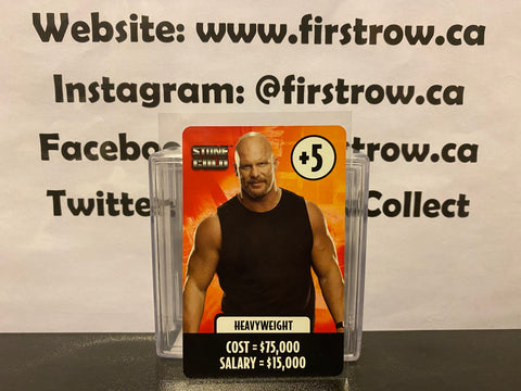 Stone Cold Steve Austin 2007 Specialty Board Games WWE DVD Board Game Card