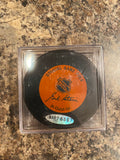 Boom Boom Geoffrion Autograph Montreal Canadiens Puck