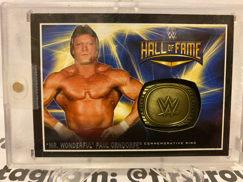 2016 Topps WWE Road to Wrestlemania Hall of Fame Ring #NNO Paul ORNDORFF /299