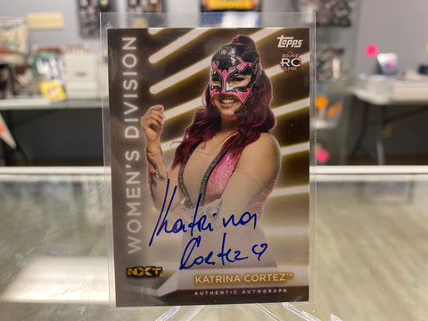 WWE KATRINA CORTEZ 2021 Topps Women’s Division Auto RC /199