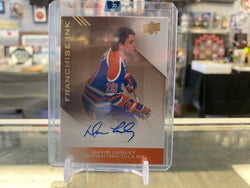 2013-14 Upper Deck Edmonton Oilers Franchise Ink #FIDL David Lumley