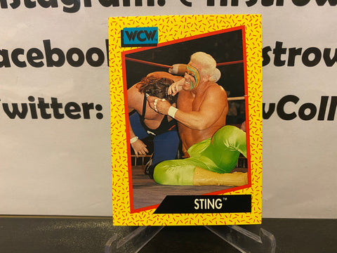 Sting 1991 WCW Impel Card #8