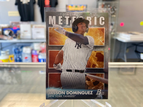 2021 Bowman Platinum Meteoric Jasson Dominguez #Met-7 New York Yankees