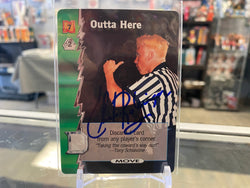 Charles Robinson signed WCW Nitro Wrestling Card