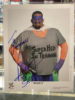 Rosey signed WWE 8x10 Promo Photo WWF