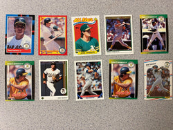 Jose Canseco 10 Baseball Card Lot