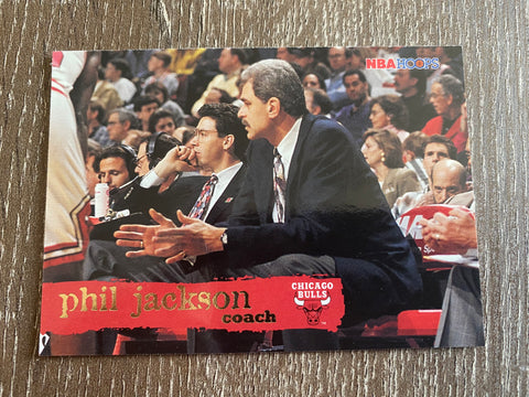 Phil Jackson 1995-96 NBA Hoops #173