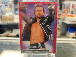 2022 Upper Deck AEW Adam Cole Exclusives Parallel Card #’d /100